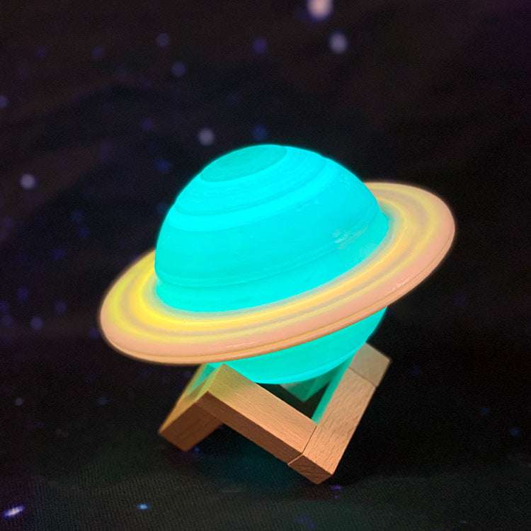 3D printed lamp, home decor, Saturn lamp - available at Sparq Mart