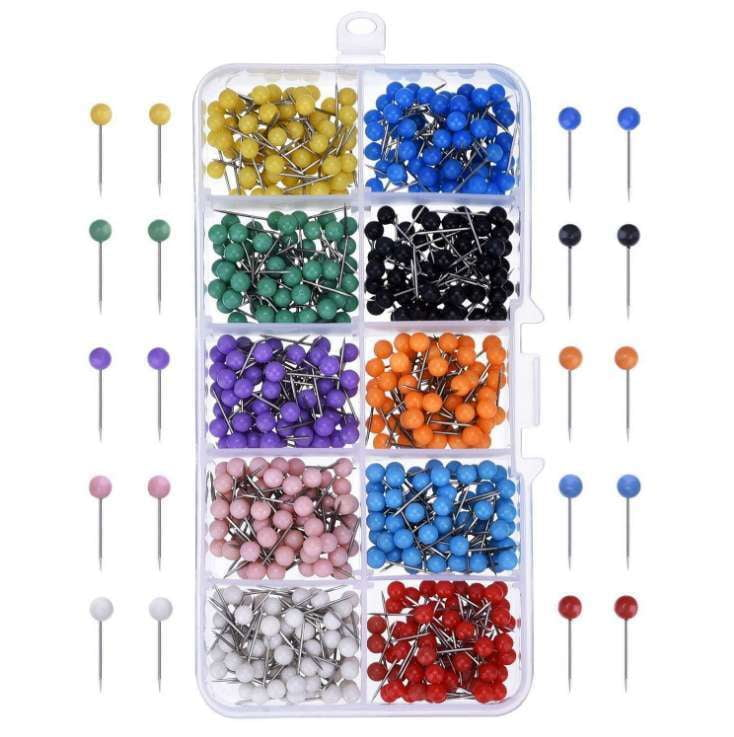 decorative thumbtacks, durable push pins, office supply essentials - available at Sparq Mart