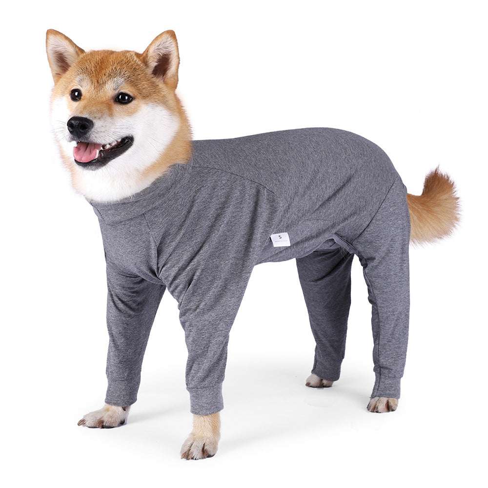 dog pajamas, four-legged pet apparel, high elastic dog clothing - available at Sparq Mart