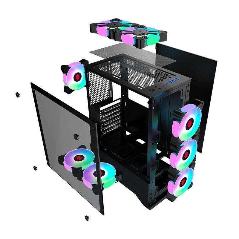 High-End PC Build, Premium Gaming Tower, Tempered Glass Chassis - available at Sparq Mart