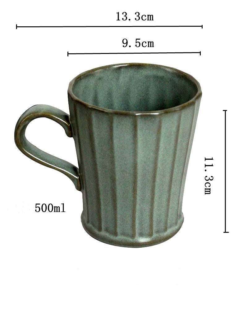 Japanese ceramic coffee cup, premium quality, retro charm - available at Sparq Mart