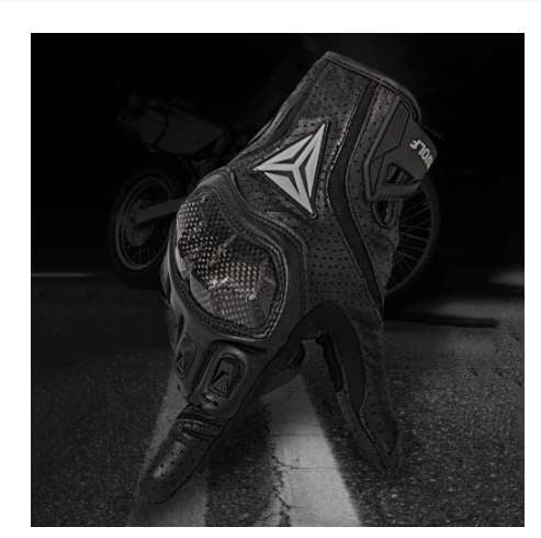 Breathable Leather Gloves, Motorcycle Riding Gloves, Windproof Biking Gloves - available at Sparq Mart