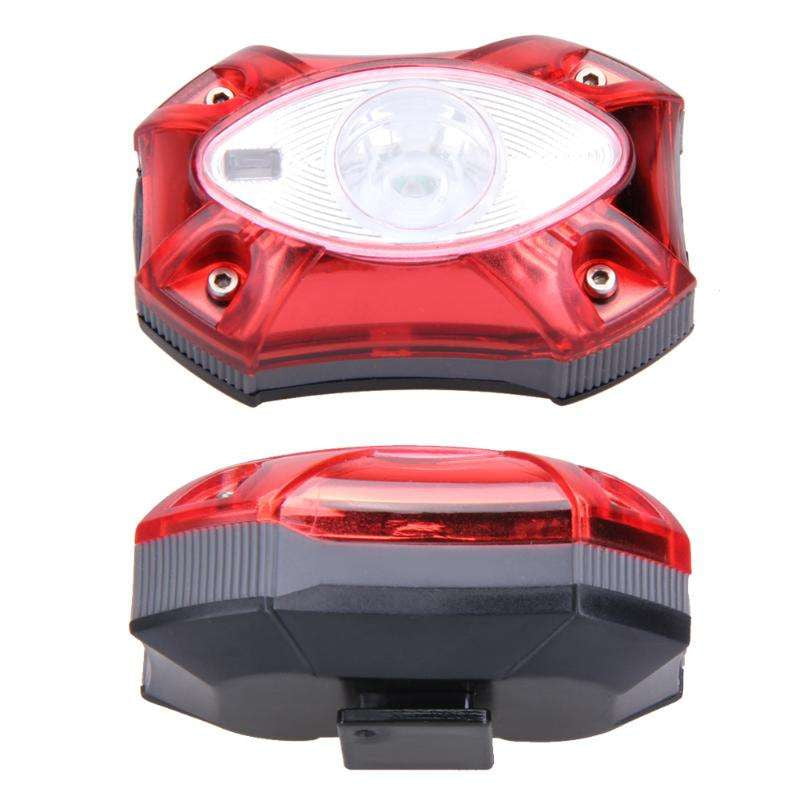 LED bike safety light, night cycling visibility light, rechargeable bicycle tail light - available at Sparq Mart