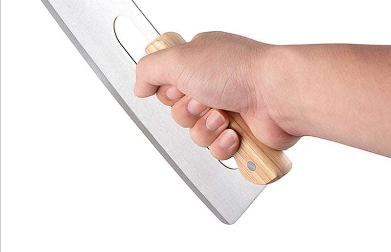 Double grip pizza cutter, Nougat baking tool, Pizza cutter tool - available at Sparq Mart