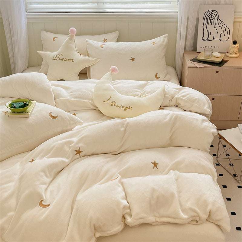 Healing Bed Sheets, Princess Style Bed Sheets, Velvet Bed Sheets - available at Sparq Mart