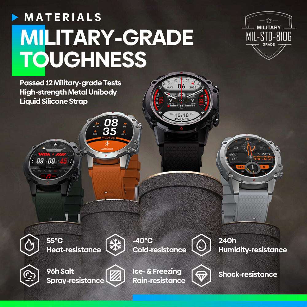 Bluetooth Sports Watch, Lite Bluetooth Watch, Zeblaze VIBE 7 - available at Sparq Mart