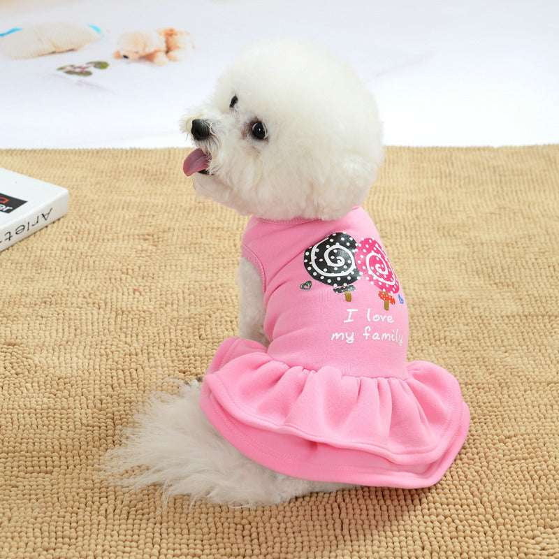 Princess Dog Outfit, Stylish Puppy Dress, Teddy Dog Apparel - available at Sparq Mart