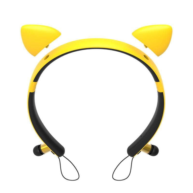 Bluetooth Cat Headset, Cat Ear Headphones, Colorful Gaming Headset - available at Sparq Mart