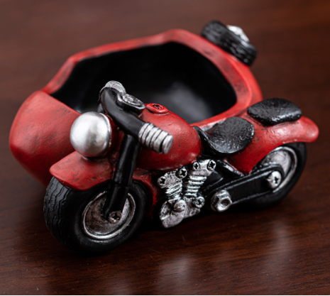 Anti-flying Ashtray, Creative Personality, Retro Motorcycle Ashtray - available at Sparq Mart