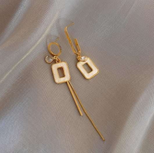 Luxury Fashion Earrings, Silver Needle Earrings, Sterling Stud Earrings - available at Sparq Mart