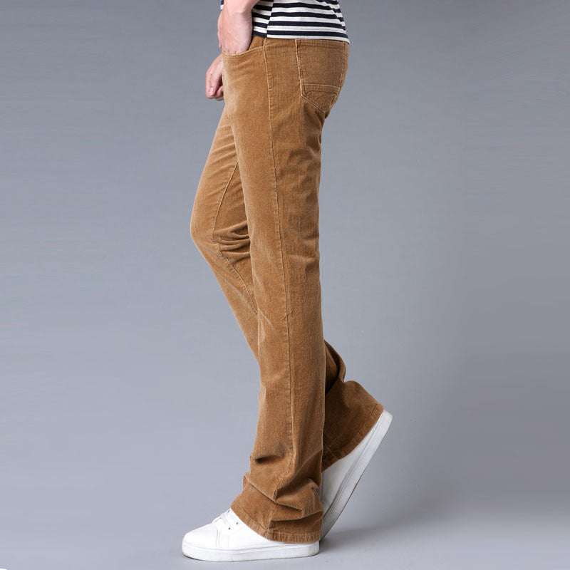 Korean pants, slim flared pants, stretch pants - available at Sparq Mart