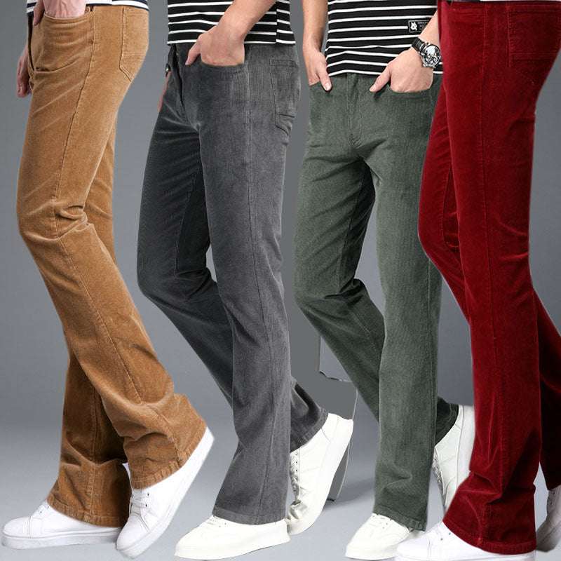 Korean pants, slim flared pants, stretch pants - available at Sparq Mart