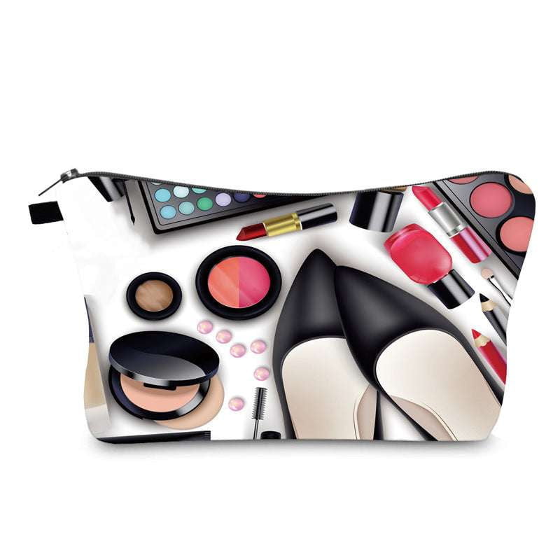 Multipurpose clutch, Printed makeup organizer, Women's makeup bag - available at Sparq Mart