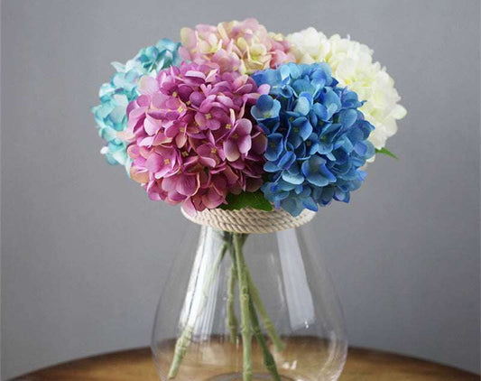 Home Floral Decor, Silk Hydrangea Centerpiece, Wedding Flower Decoration - available at Sparq Mart