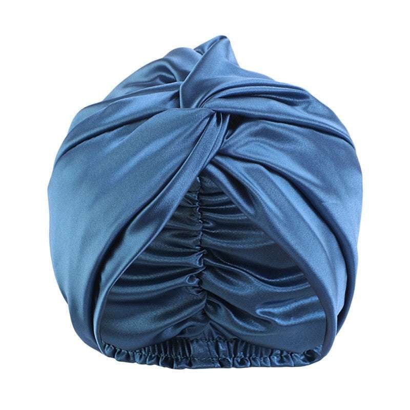 Comfortable Sleep Cap, Luxurious Twist Headwear, Silk Nightcap Adjustable - available at Sparq Mart