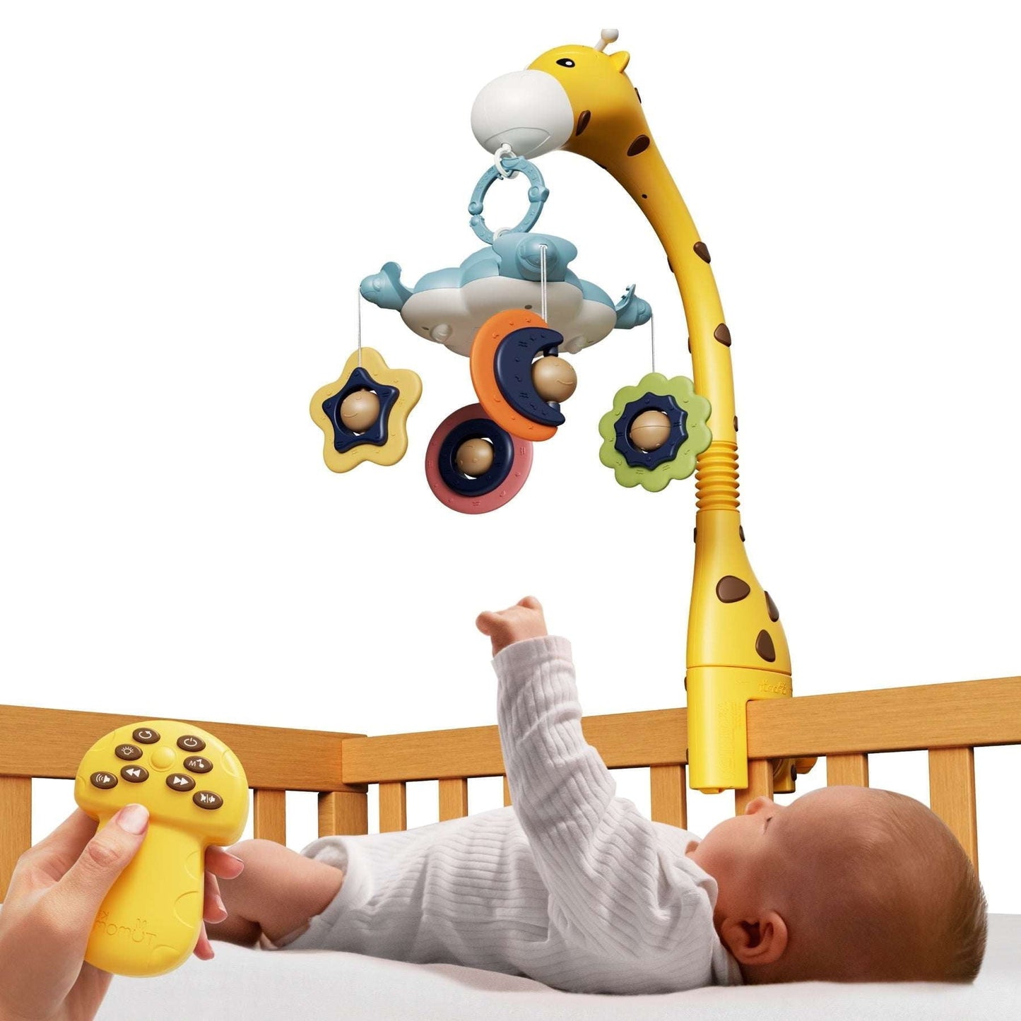 Baby Sleep Aids, Giraffe Sleep Toy, Music Bedbell Toy - available at Sparq Mart