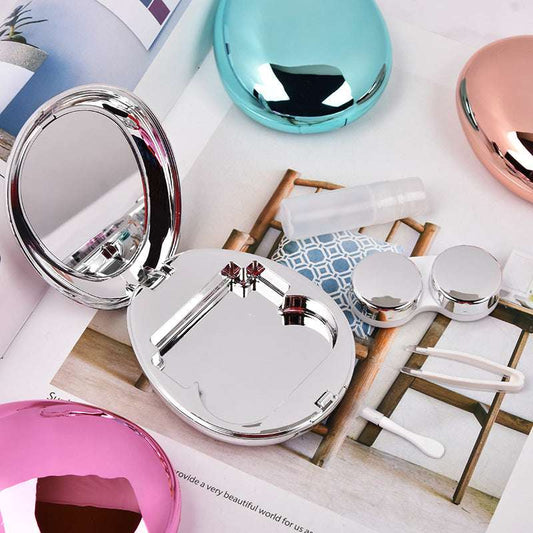 Cosmetic Contact Lens Case, Electroplated Contact Lens Case, Sparkling Contact Lens Case - available at Sparq Mart