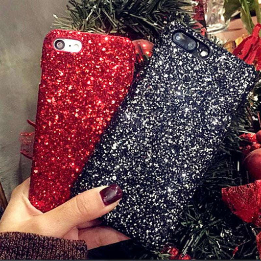 Durable Protective Case, Sequined iPhone Cover, Sparkling Phone Accessory - available at Sparq Mart