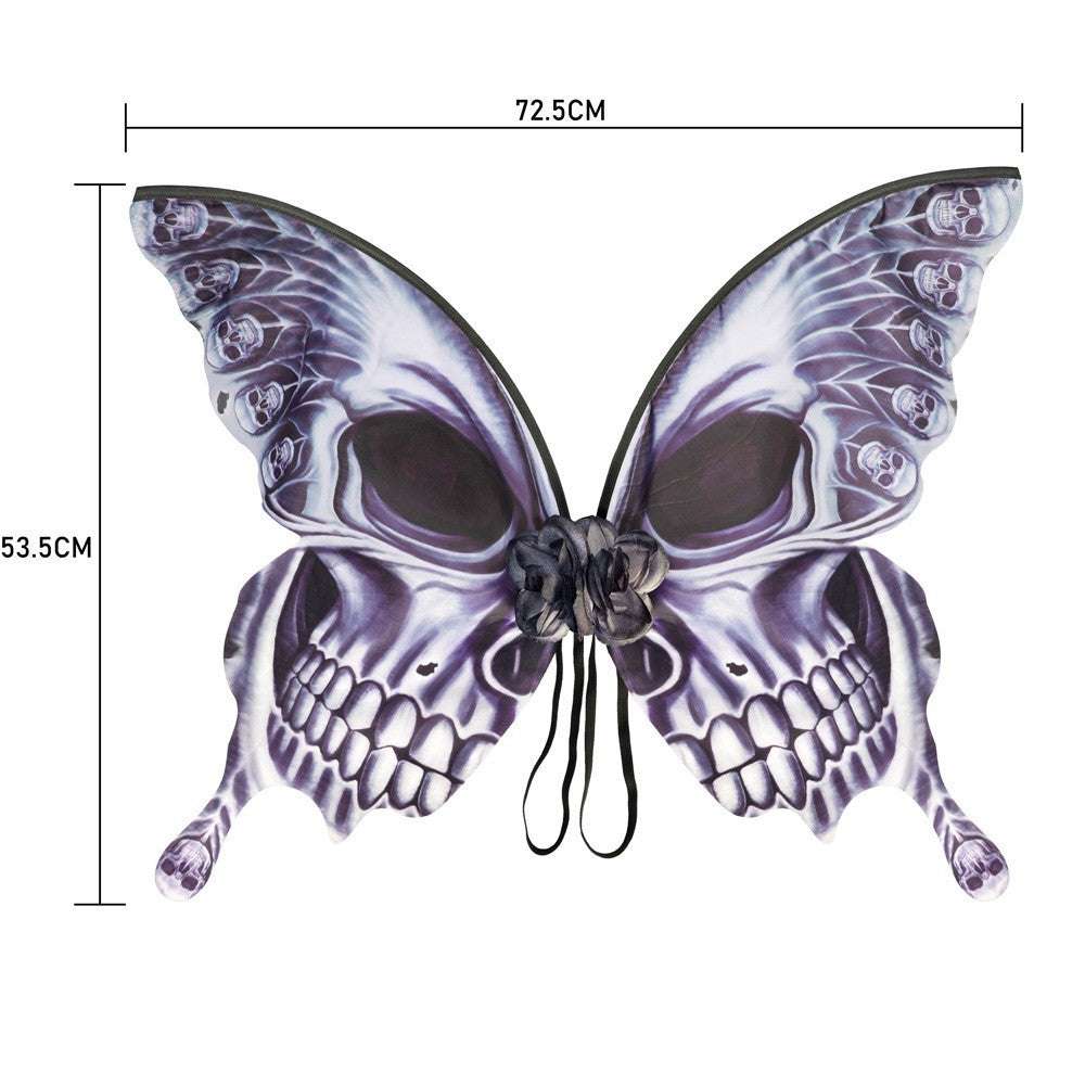 Flowing Skull, Halloween Butterfly Wings, Sparq Mart - available at Sparq Mart