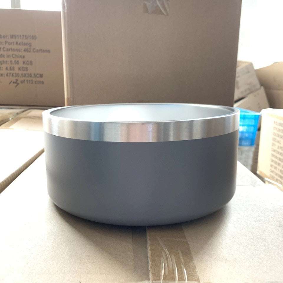 high-quality, stainless steel dog bowl, upright dog bowl - available at Sparq Mart