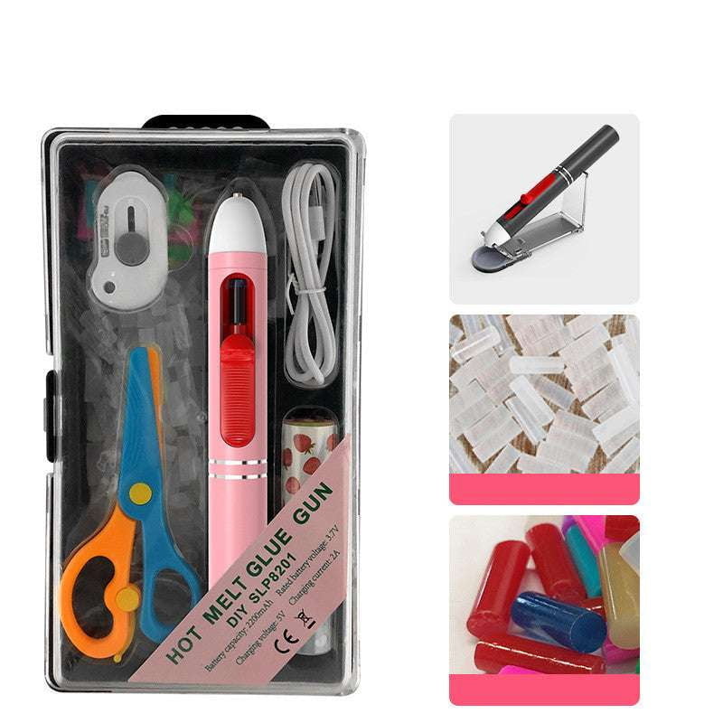 Glue Handmade DIY, Hot Melt Glue, Wireless Rechargeable Set - available at Sparq Mart