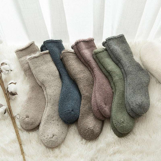 Cozy fleece footwear, Snow socks for women, Warm winter socks - available at Sparq Mart