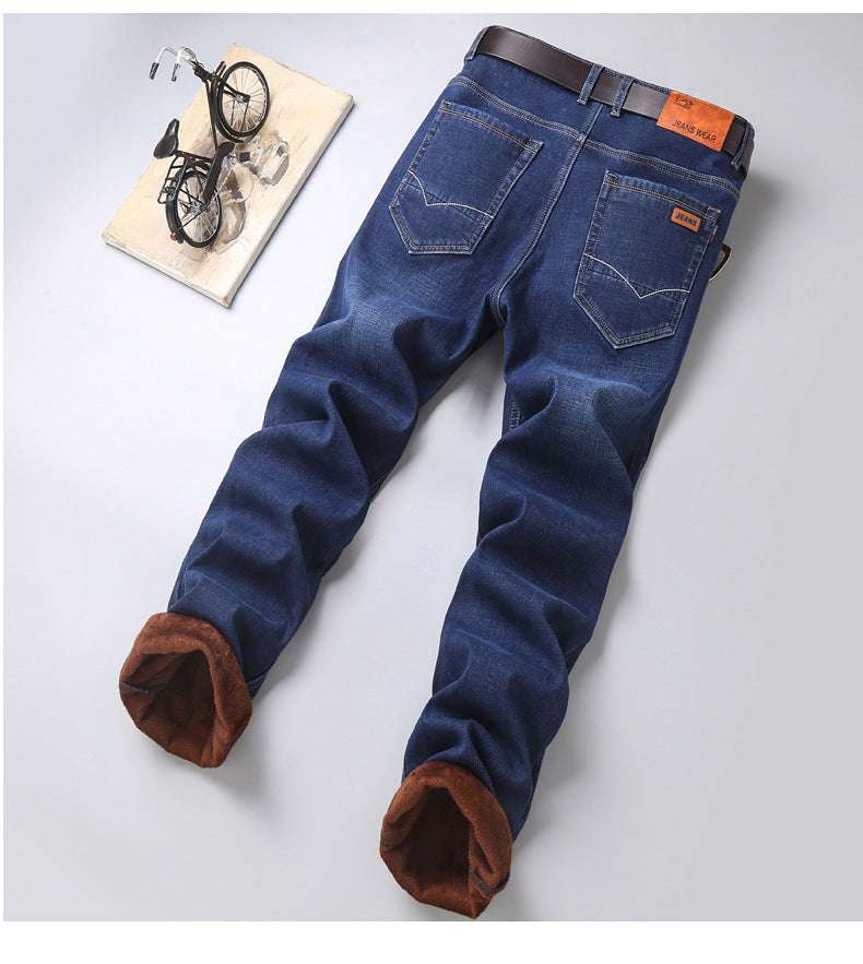 cozy men's jeans, Sparq Mart, stylish warm jeans - available at Sparq Mart