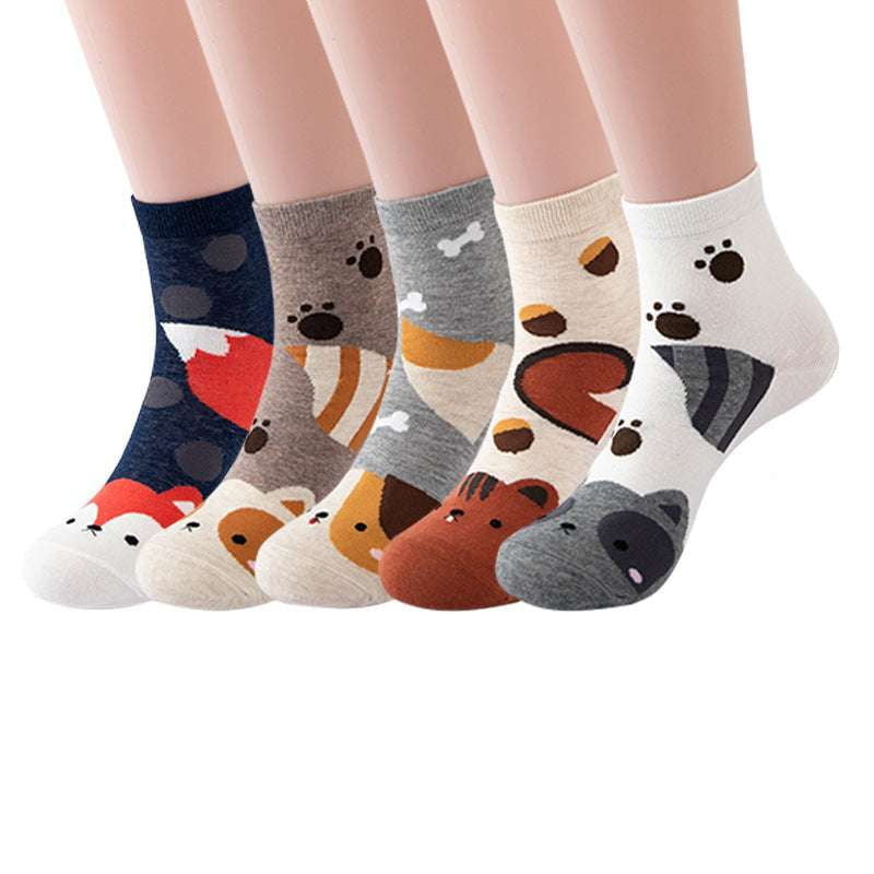 Animal pattern socks, Casual print socks, Colorful long socks - available at Sparq Mart