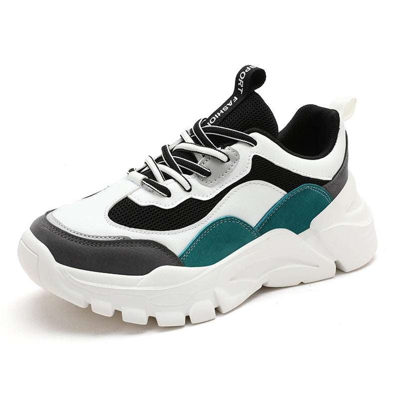 Comfortable Running Shoes, Elastic Dad Sneakers, Thick Bottom Sneakers - available at Sparq Mart