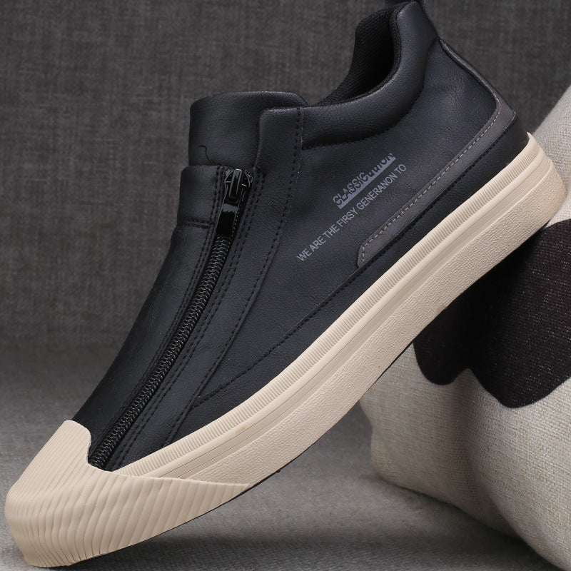 Comfortable Casual Streetwear Shoes, Men's Durable Board Sneakers, Versatile Lifestyle Sneakers - available at Sparq Mart