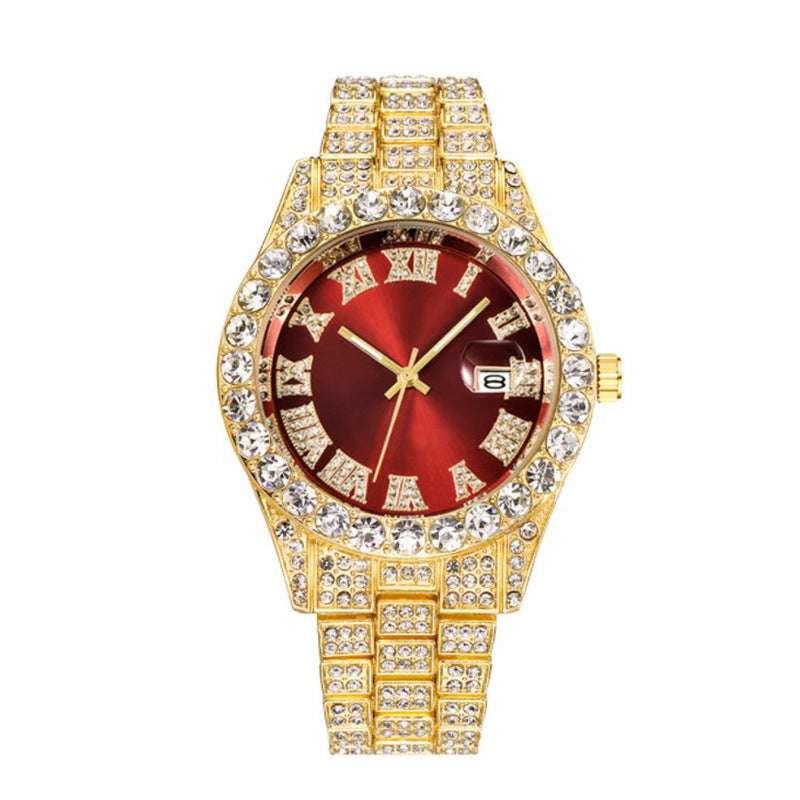 autopostr_pinterest_64088, Hip Hop Watches, Men's Diamond Quartz Watch, Steel Belt Watches - available at Sparq Mart