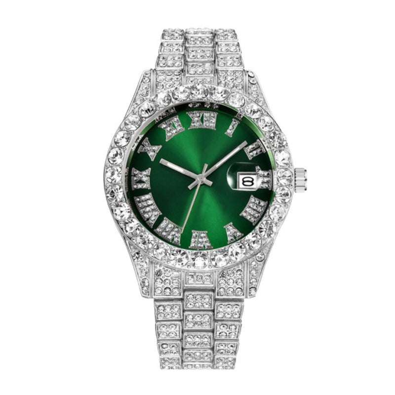 autopostr_pinterest_64088, Hip Hop Watches, Men's Diamond Quartz Watch, Steel Belt Watches - available at Sparq Mart