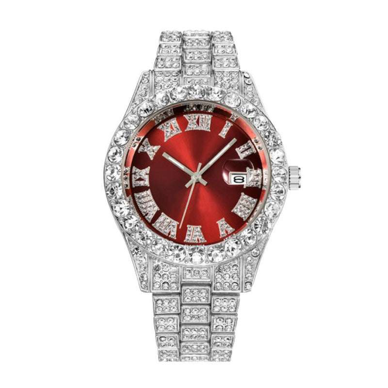 autopostr_pinterest_64088, Hip Hop Watches, Men's Diamond Quartz Watch, Steel Belt Watches - available at Sparq Mart