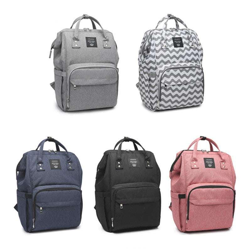 Chic Baby Bag, Fashionable Diaper Backpack, Versatile Nappy Bag - available at Sparq Mart