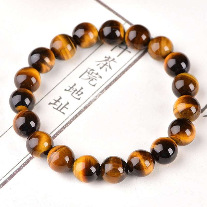 Fashionable tiger eye accessory, Natural gemstone jewelry, Stylish tiger eye bracelet - available at Sparq Mart