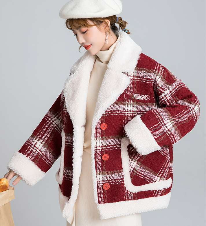 Stylish Plaid Jacket - available at Sparq Mart