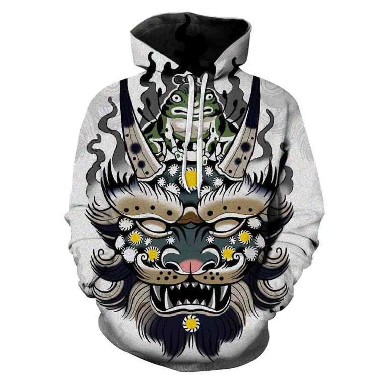 comfortable printed sweatshirt, skull graphic sweater, youth casual hoodie - available at Sparq Mart