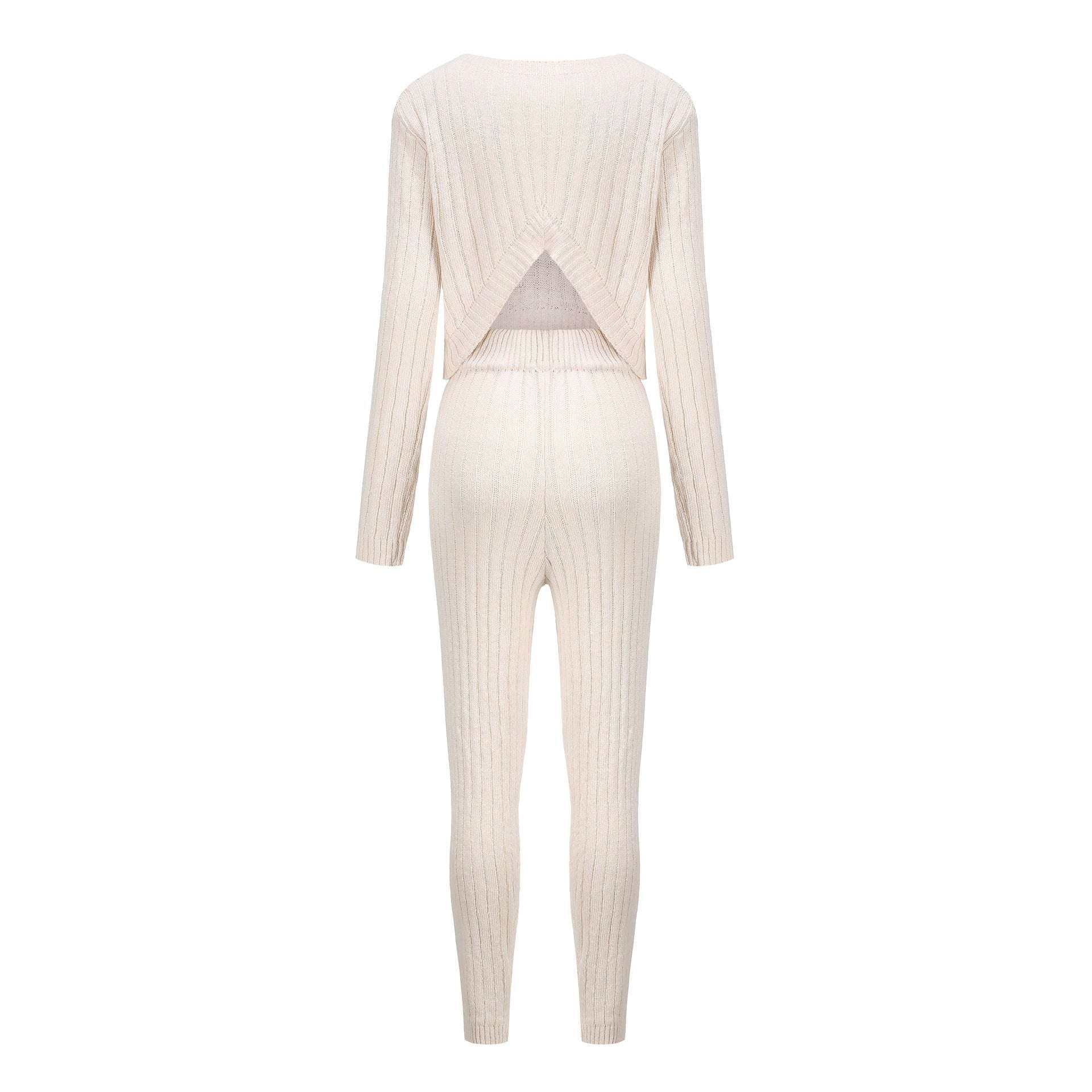 Beige sweater suit, L M S XL sweater suit, Stylish sweater suit - available at Sparq Mart