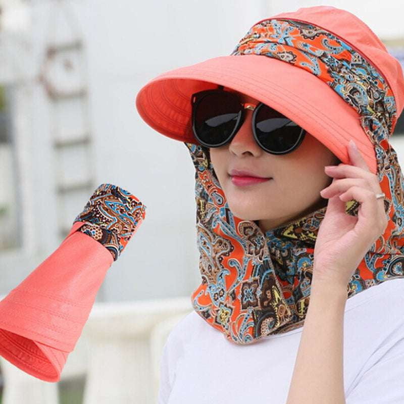 Ladies Sun Visor, Summer Beach Hat, UV Protection Hat - available at Sparq Mart