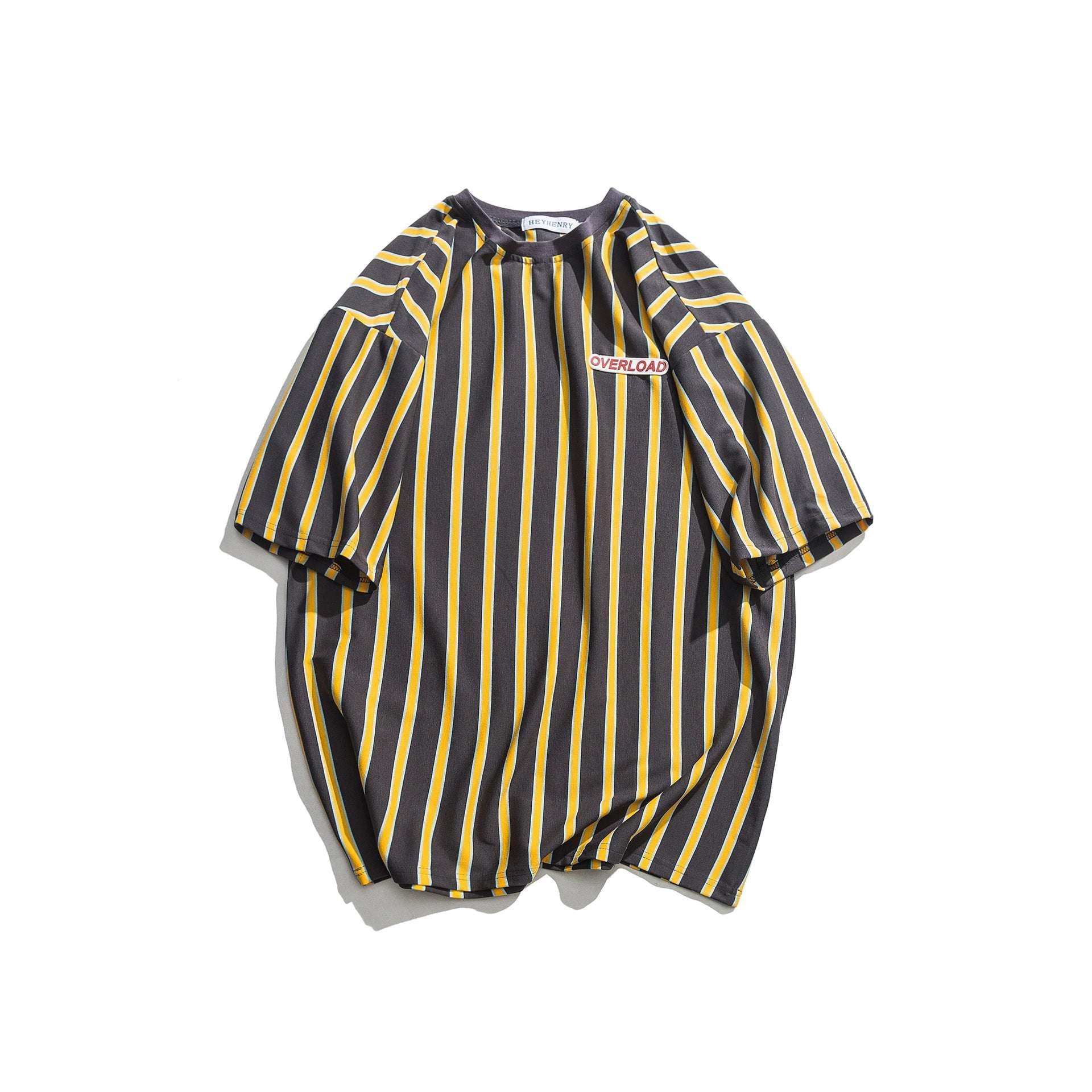 Casual Stripe Shirt, Striped Summer Tee, Vertical Stripe Top - available at Sparq Mart