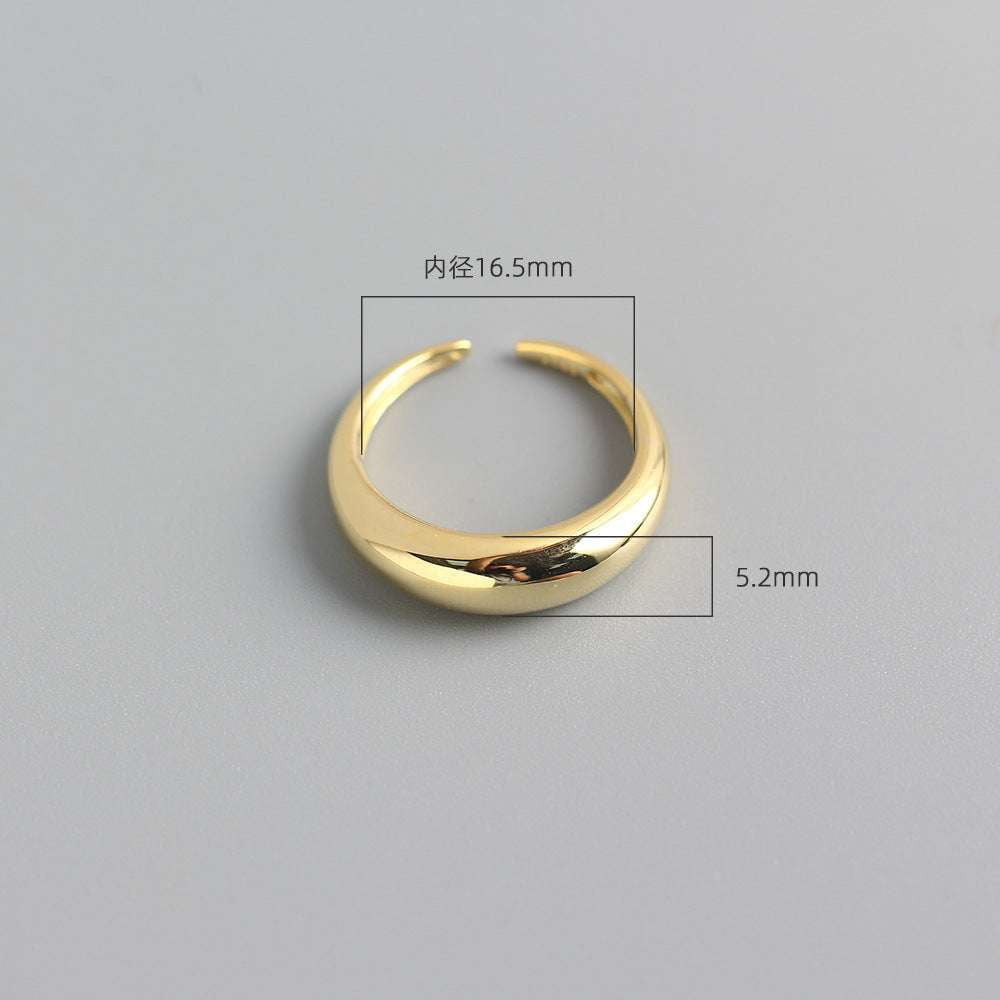 exclusive design, Stylish silver ring, women's crescent ring - available at Sparq Mart