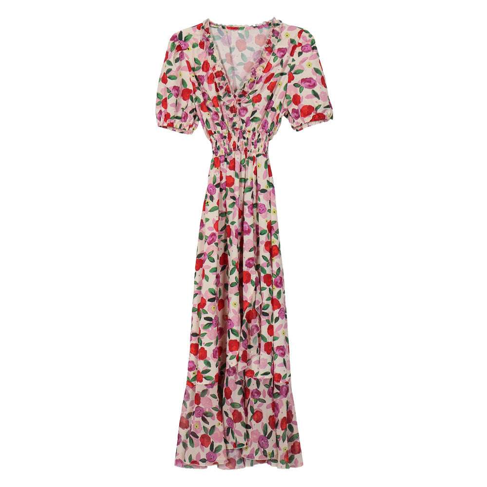 Colorful Print Dress, Fashionable Swing Dress, Wholesale Women's Dress - available at Sparq Mart