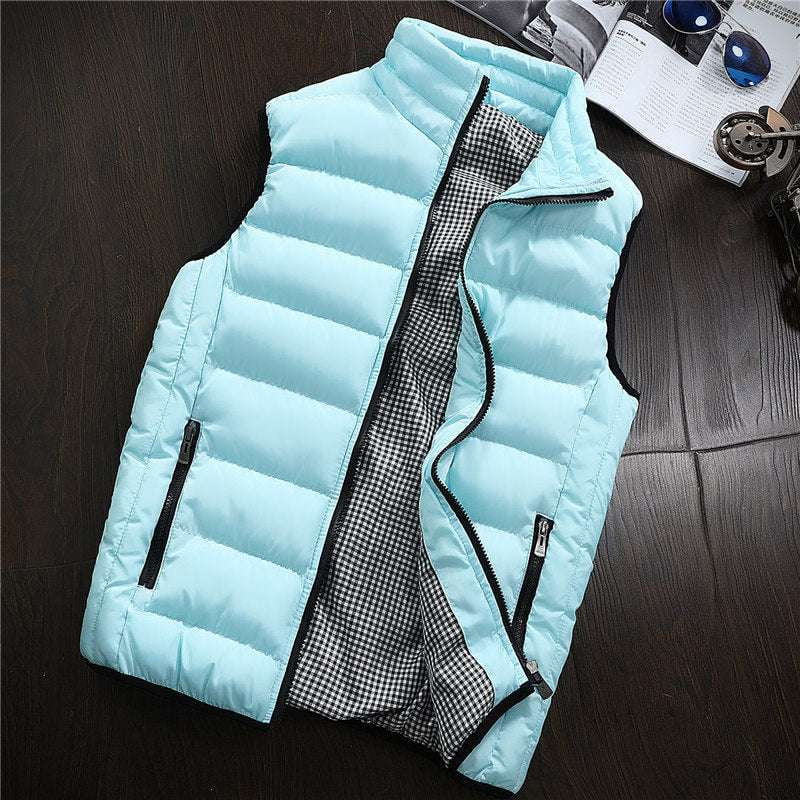 Comfortable Cotton Vest, Fashion Down Vest, Winter Cotton Vest - available at Sparq Mart