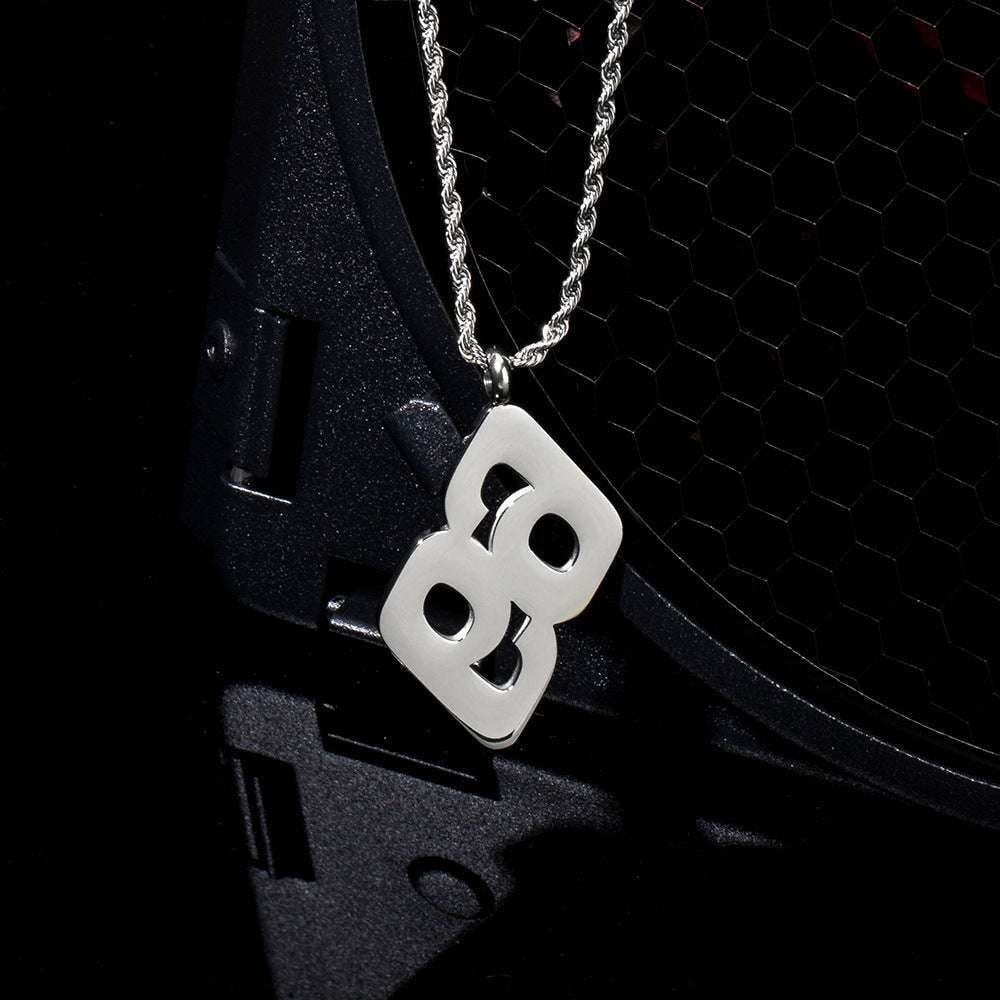 digital pendant, Hip-hop necklace, street fashion - available at Sparq Mart