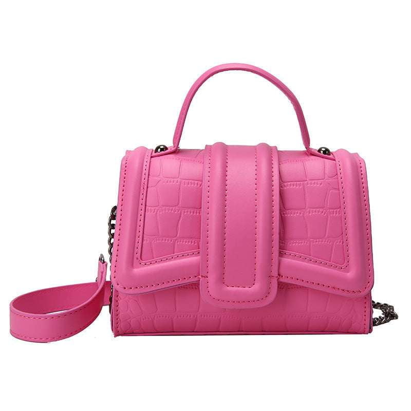 Embossed Messenger Bag, Shoulder Satchel Handbag, Stylish Crossbody Purse - available at Sparq Mart