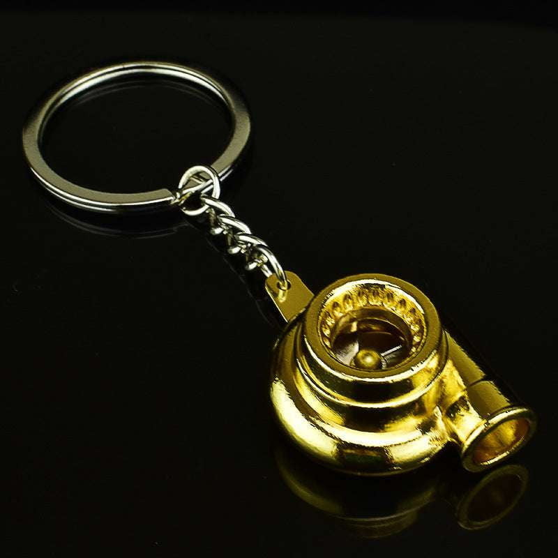 Car Mod Keyring, Metal Turbo Keychain, Turbo Engine Keychain - available at Sparq Mart