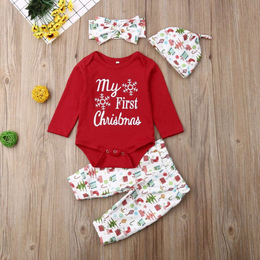 Christmas kids set, festive children's wear, kids holiday outfits - available at Sparq Mart