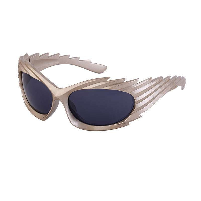 Trendy Concave Sunglasses Modern Sunglasses Design Colorful Fashion Eyewear - available at Sparq Mart