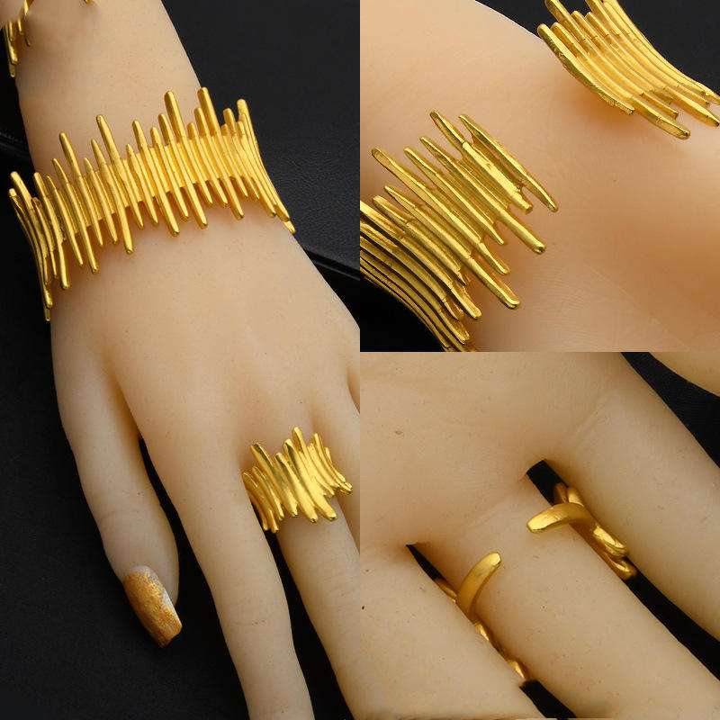 fade bracelet ring, ladies fashion accessories, trendy copper jewelry - available at Sparq Mart