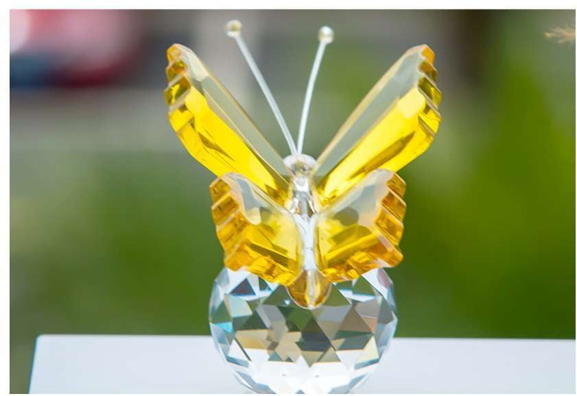 Butterfly Ornament Gift, Crystal Butterfly Decor, Decorative Butterfly Figurine - available at Sparq Mart